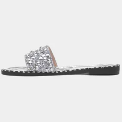 Truffle Gia Womens Metallic Mule Sandal