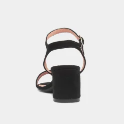 Truffle Hallie Womens Black Heeled Sandal
