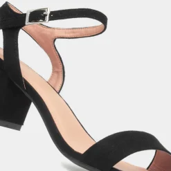 Truffle Hallie Womens Black Heeled Sandal
