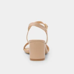 Truffle Hallie Womens Nude Heeled Sandal