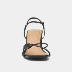 Truffle Harlow Womens Black Strappy Heel