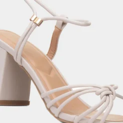 Truffle Harlow Womens Nude Strappy Heel