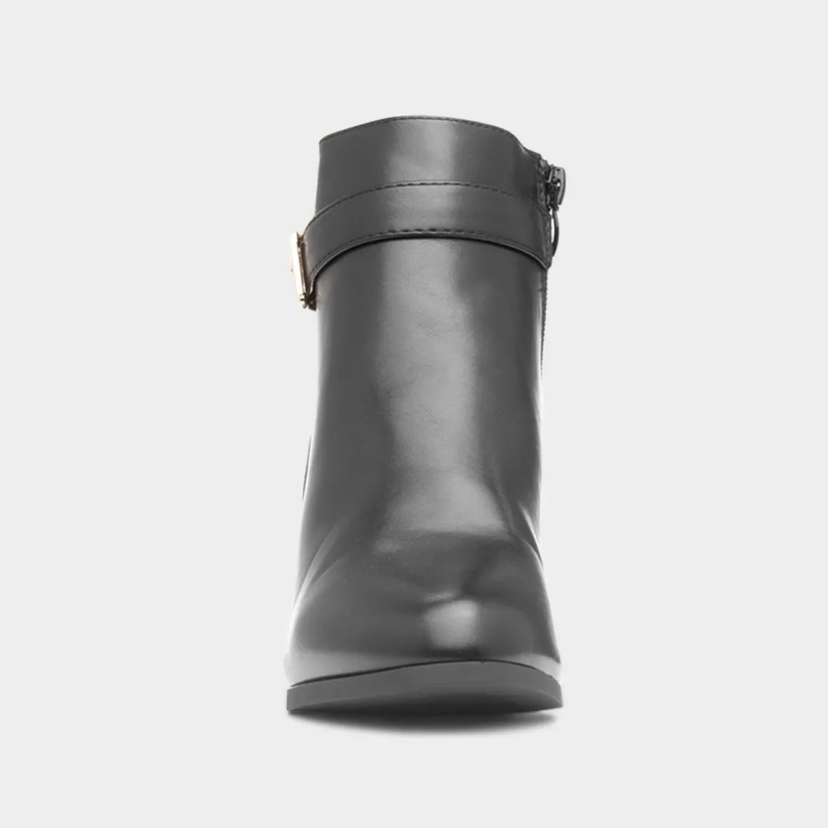 Truffle Holly Womens Black Wider Fit Ankle Boot