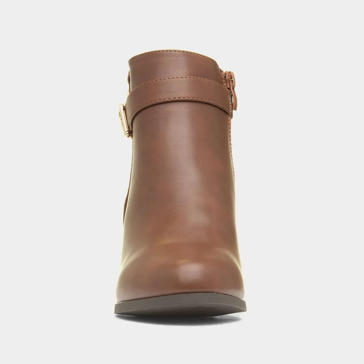 Truffle Holly Womens Tan Wider Fit Ankle Boot