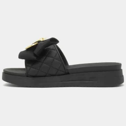 Truffle Josie Womens Black Mule Sandal