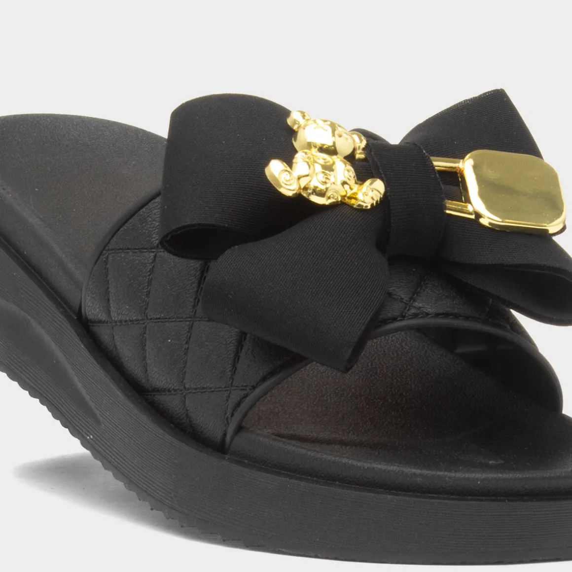 Truffle Josie Womens Black Mule Sandal