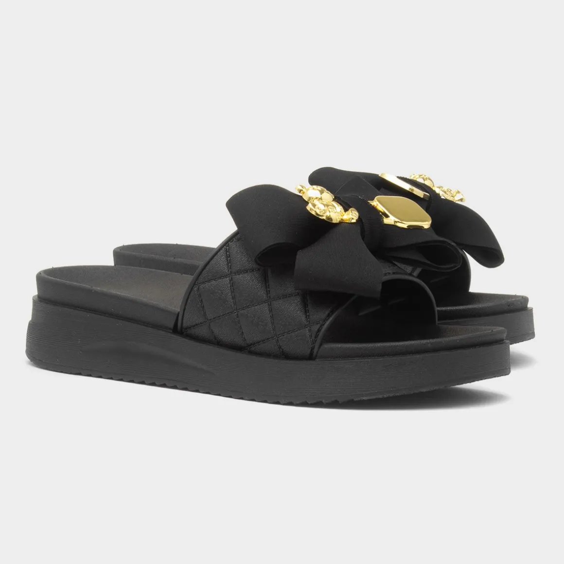 Truffle Josie Womens Black Mule Sandal