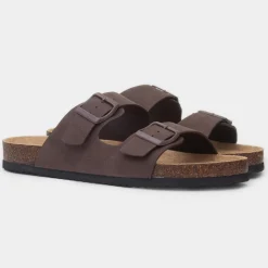 Truffle Kati Womens Chocolate Mule Sandal