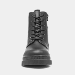 Truffle Katia Womens Black Lace Up Boot