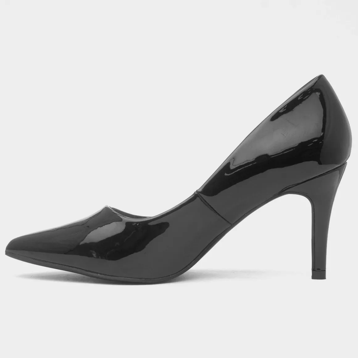 Truffle Miranda Womens Black Patent Heel