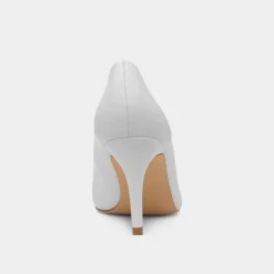Truffle Miranda Womens White Heel
