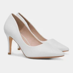 Truffle Miranda Womens White Heel