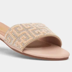 Truffle Oceana Womens Beige Mule Sandal