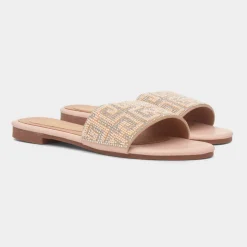 Truffle Oceana Womens Beige Mule Sandal