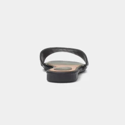 Truffle Oceana Womens Black Mule Sandal