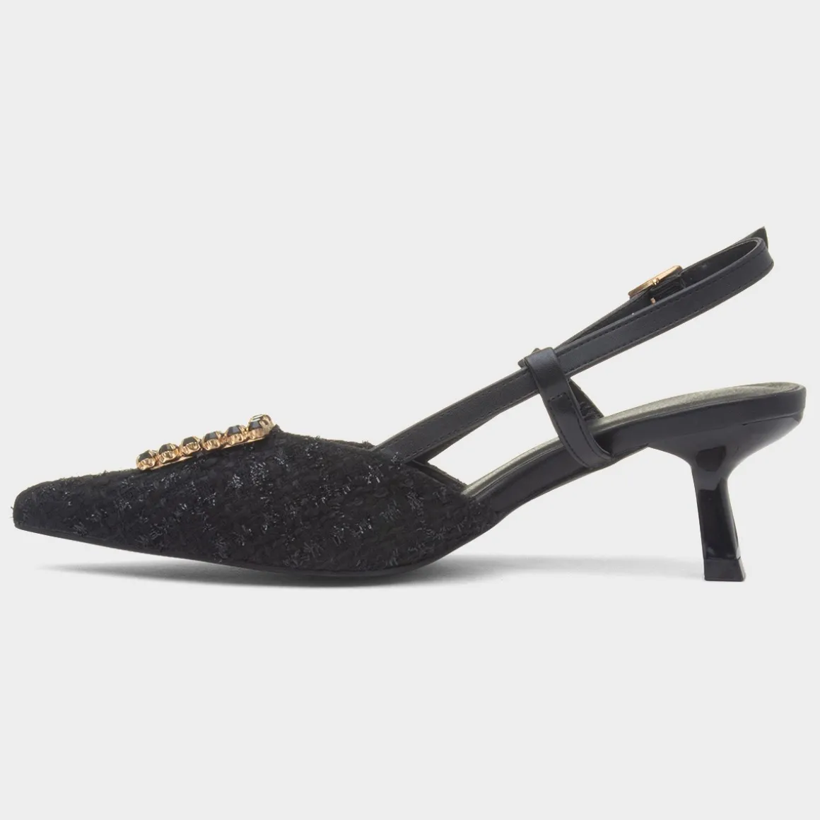 Truffle Vicki Womens Black Heel