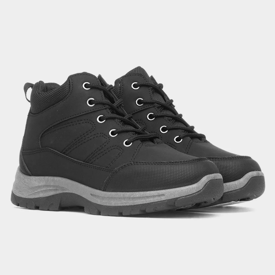 Trux Cecil Boys Black Lace Up Boot