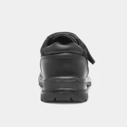 Trux Craig Boys Black Easy Fasten Shoe