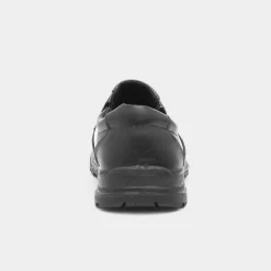 Trux Eric Boys Black Slip On Shoe