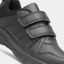 Trux Finn Boys Black School Shoe