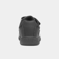 Trux Fitzroy Boys Black Easy Fasten School Shoe