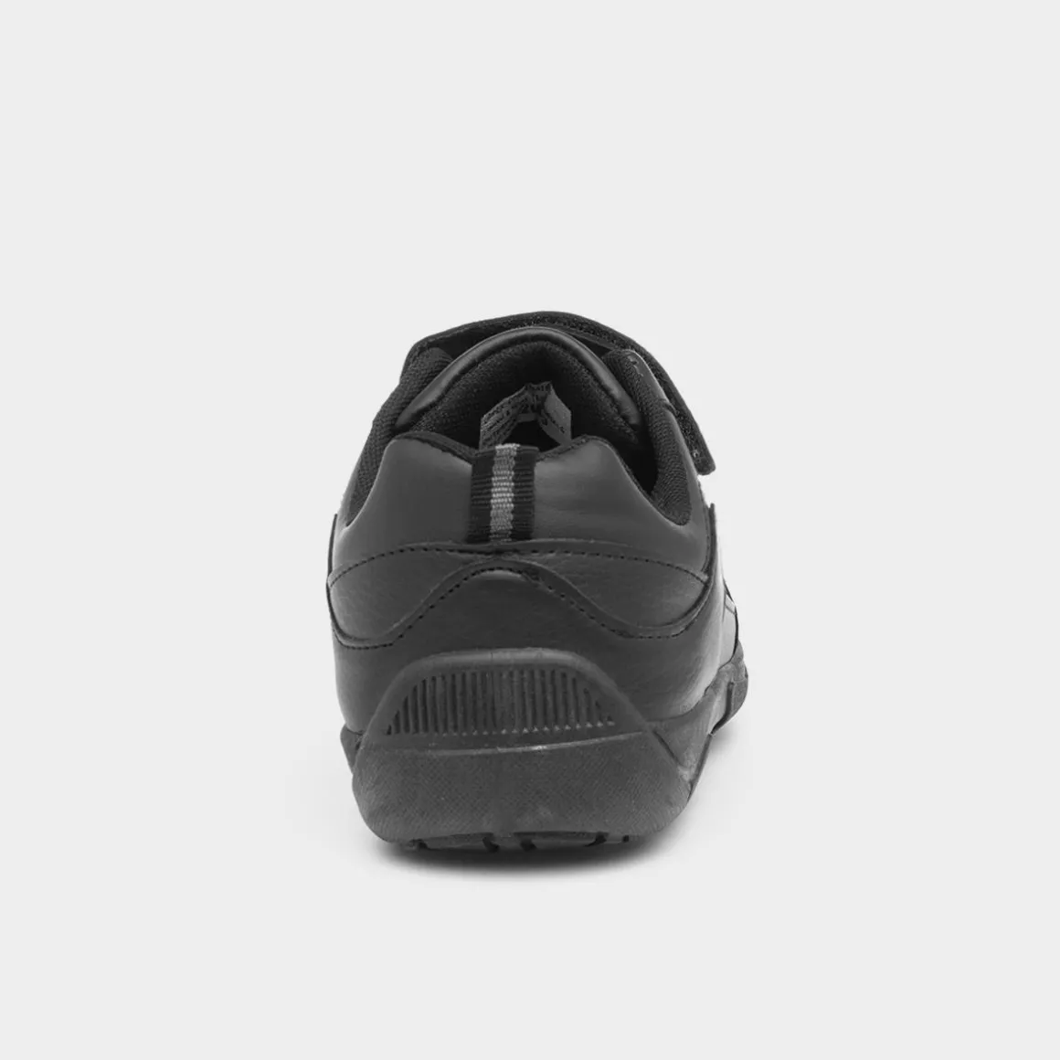 Trux Leo Boys Easy Fasten Black Shoe