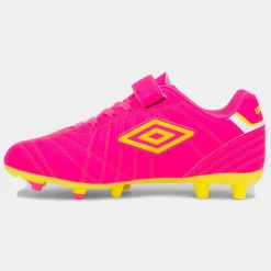 Umbro Speciali Liga Jnr Kids Pink Football Boot