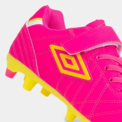 Umbro Speciali Liga Jnr Kids Pink Football Boot