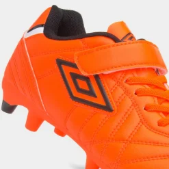 Umbro Speciali Liga Jnr Kids Orange Football Boot