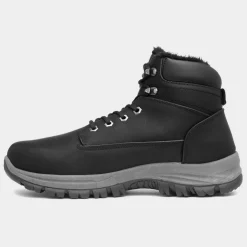 Urban Territory Beaumont Mens Black Warm Boots