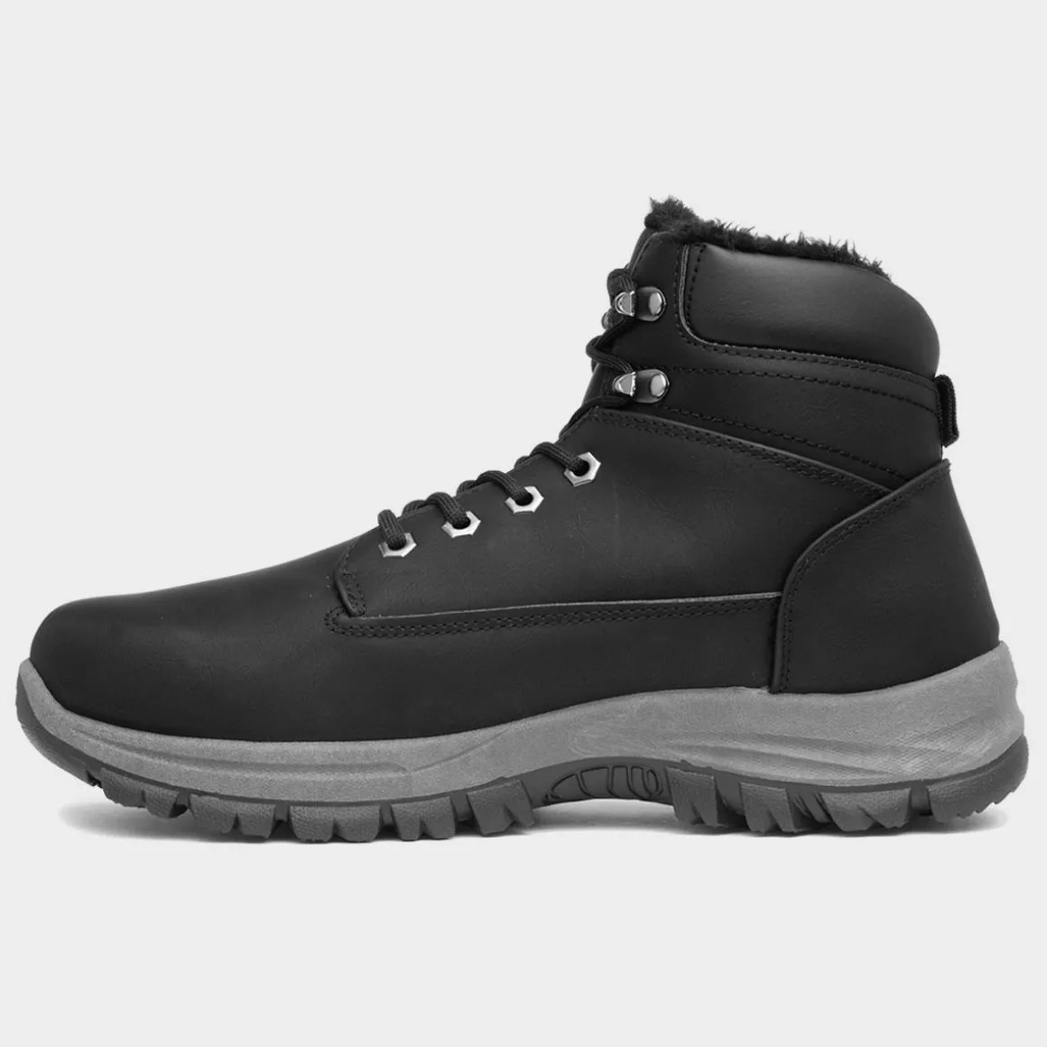 Urban Territory Beaumont Mens Black Warm Boots