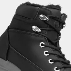 Urban Territory Beaumont Mens Black Warm Boots