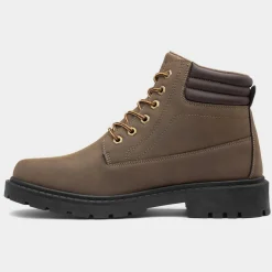 Urban Territory Bill Mens Brown Lace Up Boot