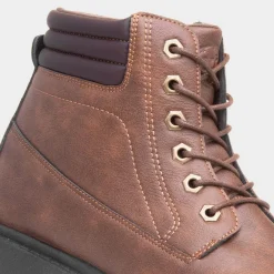 Urban Territory Bill Mens Tan Lace Up Boot