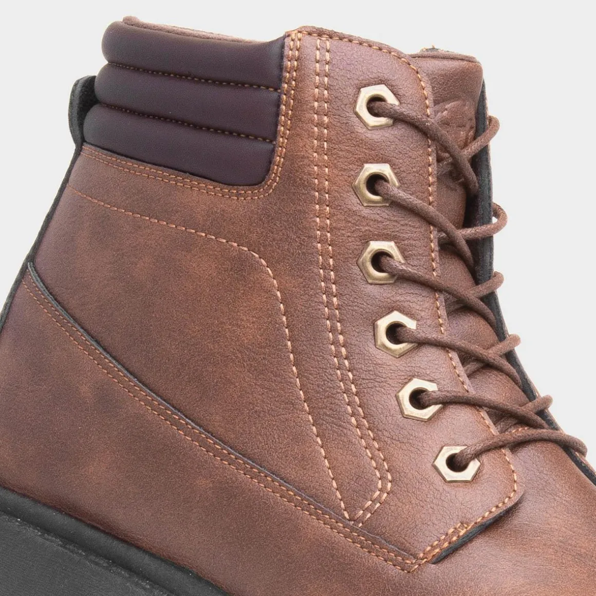 Urban Territory Bill Mens Tan Lace Up Boot