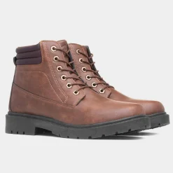 Urban Territory Bill Mens Tan Lace Up Boot