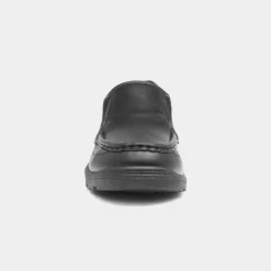 Urban Territory Brian Mens Black Slip On Shoe