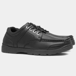 Urban Territory Emilio Mens Black Lace Up Shoe