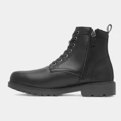 Urban Territory Errol Mens Black Lace Up Boot