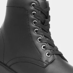 Urban Territory Errol Mens Black Lace Up Boot