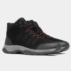 Urban Territory Hank Mens Black Hiker Boot