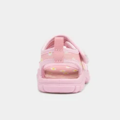 Walkright Calista Girls Pink Daisy Print Sandal