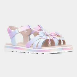 Walkright Charlotte Girls Multi T-Bar Sandal