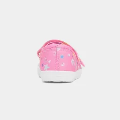 Walkright Claudia Girls Pink Easy Fasten Canvas