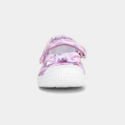 Walkright Claudia Girls Pink Unicorn Canvas Shoe