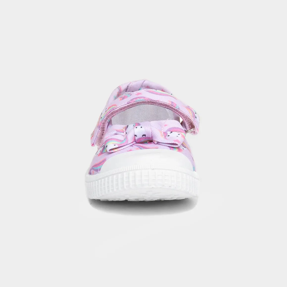 Walkright Claudia Girls Pink Unicorn Canvas Shoe