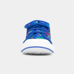Walkright Colby Boys Blue Dinosaur Canvas