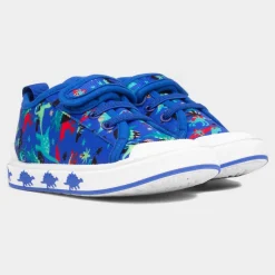 Walkright Colby Boys Blue Dinosaur Canvas