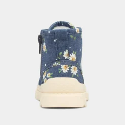 Walkright Coniston Girls Flower Print Ankle Boot