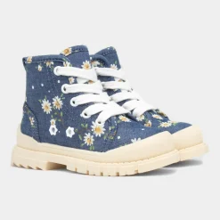 Walkright Coniston Girls Flower Print Ankle Boot